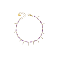 Bracciale Io & Te  Donna in Argento Ametista BRMMAMDO